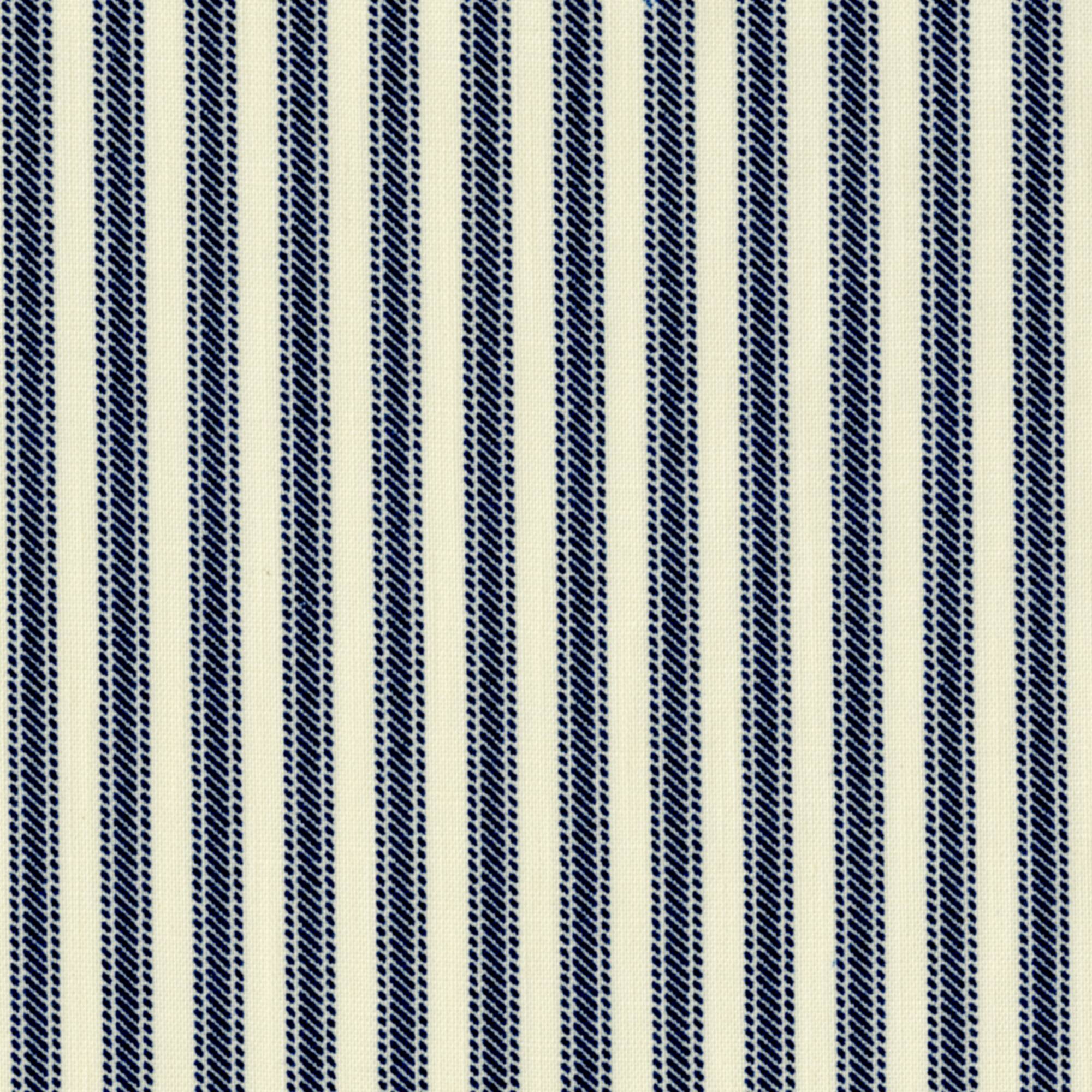 Springs Creative Navy Harvest K Stripe Print Fabric